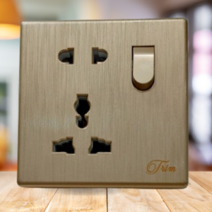 Trim Gold Light Plug