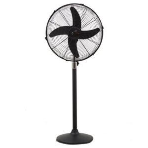 Royal Magnum Black Pedestal Fan