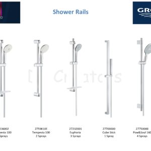 Grohe Shower Rails