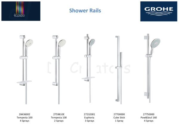 Grohe Shower Rails