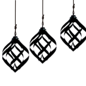pendant light flower shape