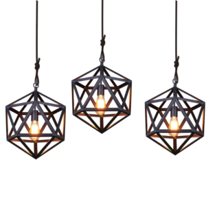 pendant light diamond shape